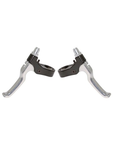 408 Alloy Brake Lever Set Black/Chrome.